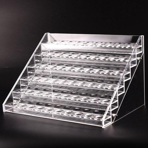 Acrylic Cosmetic Stand, Color : Silver