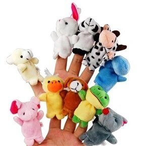 Set of 10 Animal Finger Puppet, for Playing, Feature : Attractive, Fancy