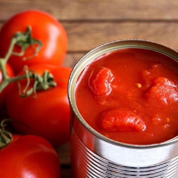 Canned Tomato Ketchup, for Food, Snacks, Form : PasteLiquid