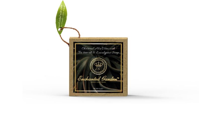 Charcoal Aloe With Australian Tea Tree and Eucalyptus Soap