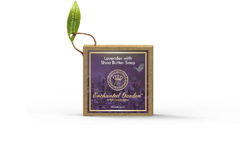 Square Lavender Shea Butter Bath Soap, for Skin Care, Personal, Parlour, Feature : Customisable