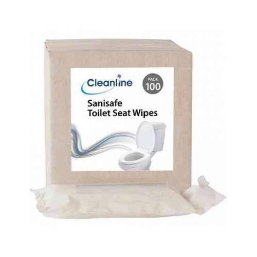 Paper Toilet Seat Sanitizing Wipes
