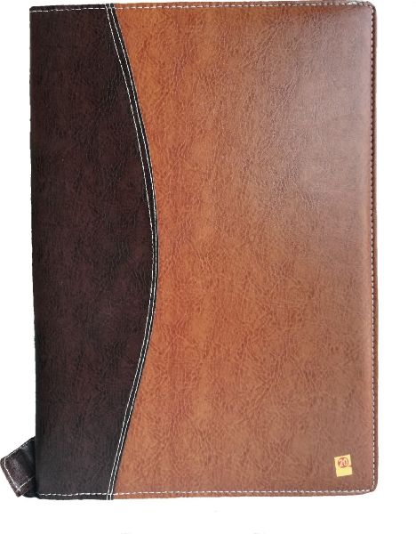 Leather Corporate File Folder, for Keeping Documents, Size : A/3, A/4, A/5