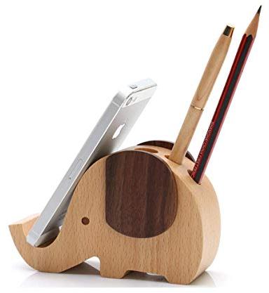 wooden pen stand