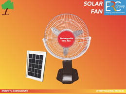 ERC Solar Fan, for Air Cooling