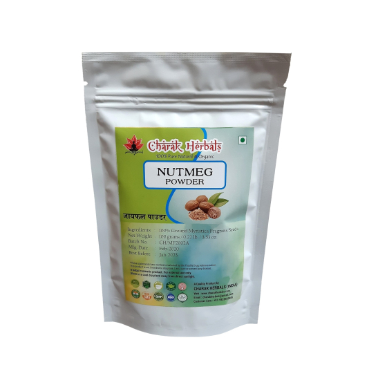 Charak Herbals Natural nutmeg powder, Certification : ISO 22000:2005