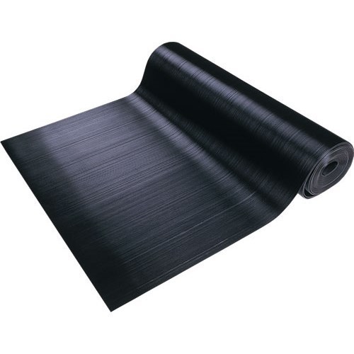 Black Rubber Mats, for Industrial, Pattern : PLAIN