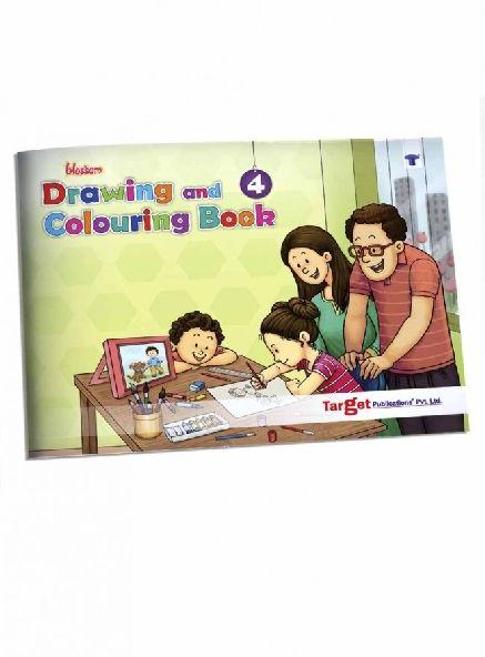 Blossom Drawing and Colouring Book For 8 to 10 Years Kids