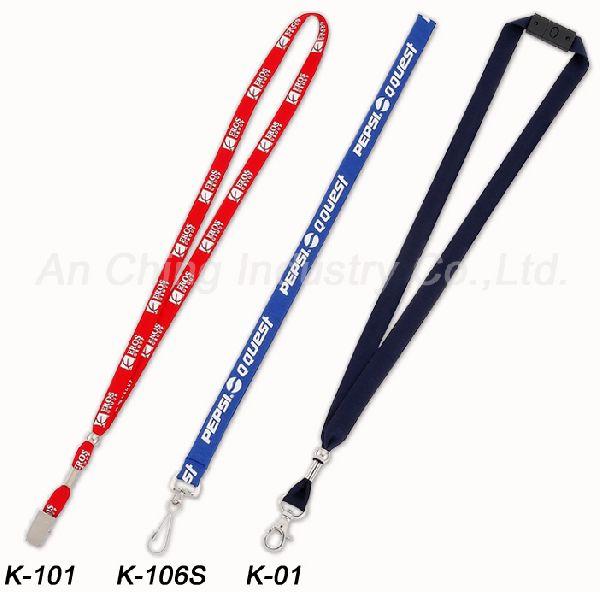 Polyester ID Card Lanyard, Color : Color dye matched by pantone