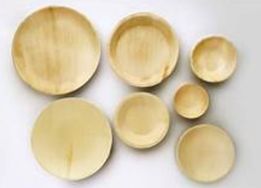Round Palm Leaf Plates, for Serving Food, Size : Standard