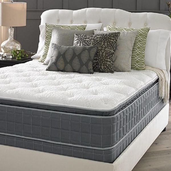 Plain Cotton Pillow Top Mattress, Size : 72x36inch, 76x38inch