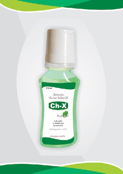 Chlorhexidine gluconate mouth wash, for Clinical Use, Hospital Use, Form : Liquid