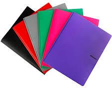 Multicolor Single Pocket Folder