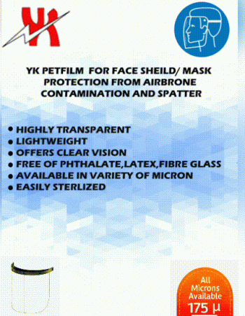 FACE SHEILD PET FILM