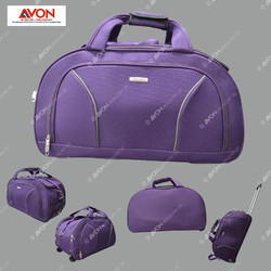Polyester Duffel Luggage Bag, Color : Blue, Gray