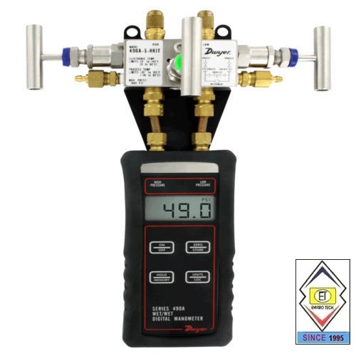 SERIES 490A Hydronic Differential Pressure Manometers, Display Type ...