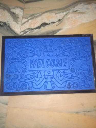 Rubber Door Mats, for Home, Color : Blue