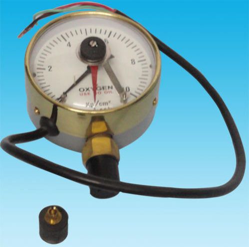 Electrical Contact Pressure Gauge, Connection : Bottom Connection