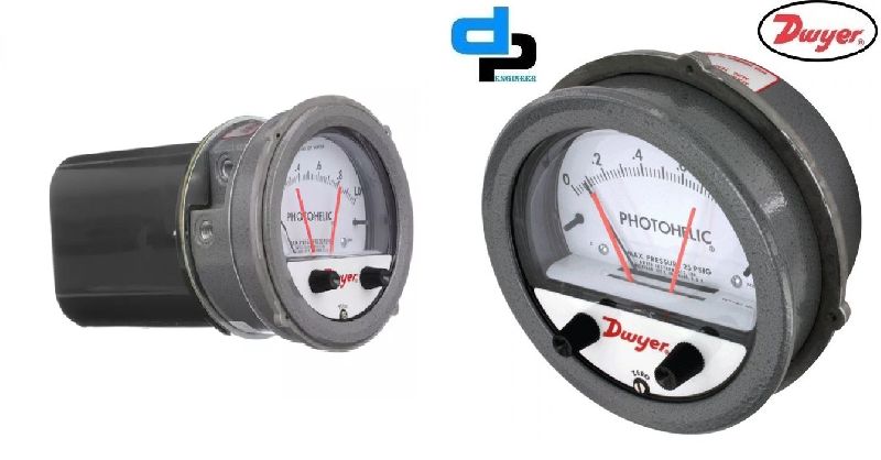 Dwyer A3000-500PA Photohelic Pressure Switch Gauge Range 0-500 PA