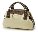 Plain ladies Leather Handbag, Color : Brown
