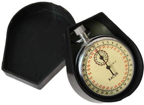 Mechanical Stop Watch, for Sports Ground, Color : Silver