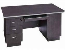 Office Table, Color : Black
