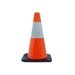 PVC Reflective Cone, Color : Orange