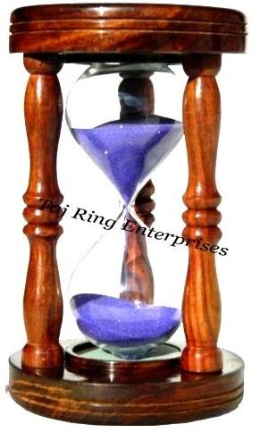 Nautical Wooden Sand Timer, for Home Use, Office Use, Feature : Excellent Design, Smooth Finish