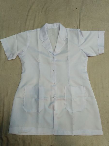 Polyester Staff Nurse Coats, for Hospital, Clinical, Feature : Anti-Wrinkle, Comfortable, Easily Washable