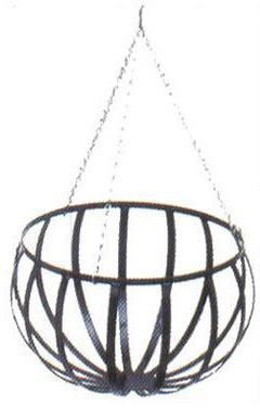 Round Metal Hanging Baskets, for Decoration, Color : Silver