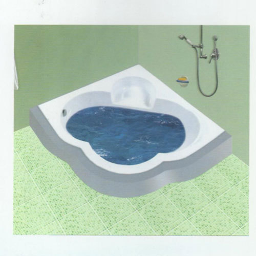 Ceramic Comfort Bath Tub, Color : White