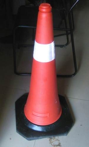 PVC Traffic Safety Cone, Color : Red