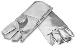 Aluminium Aluminized Gloves, for Industrial, Length : 38cm