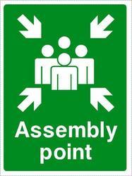 Fire Assembly Point Sign, Feature : Easy To Fit, Optimum Quality