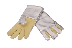 Plain Kevlar Aluminized Gloves, Gender : Unisex