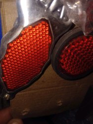 Plastic bicycle reflectors, Feature : Durable, Fine Finished