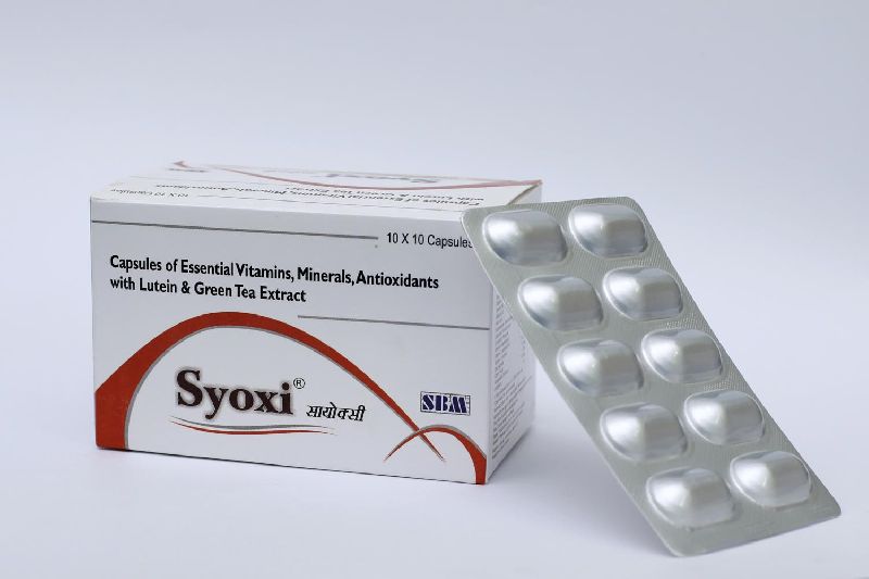 Syoxi Capsules, for Stress -strain -fatigue, Enviromental Pollution, Advanced Anti Oxidant