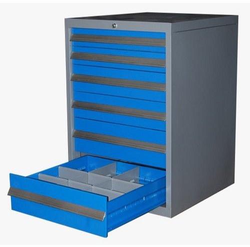 Blue Mild Steel Multipurpose Tool Cabinet, Shape : Rectangle