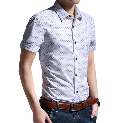 Hennes Half Sleeves Club Stretch Shirt (Premium) CESARI, 58% OFF