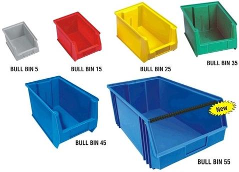 Polypropylene ESD Safe Bull Bin, Shape : Rectangular