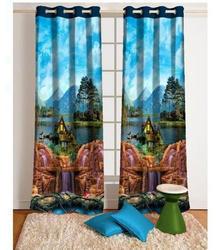 Cotton Window Curtain, Length : 7 Feet