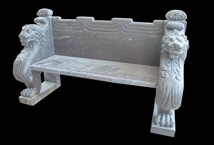 Antique Marble Bench