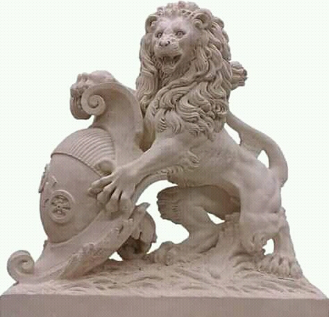 Sandstone Lion Statue, for Park, Garden, Feature : Elegant Design, Good Quality