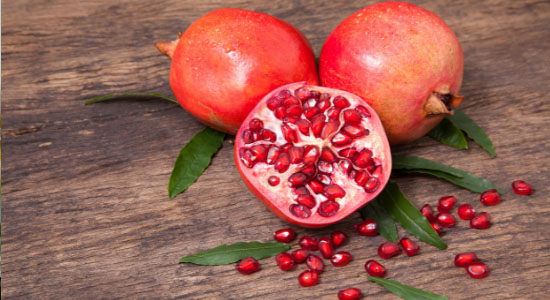 fresh pomegranate