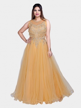 Flared Long Gown