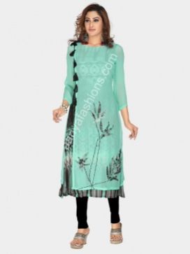 Hand Print Designer Kurti