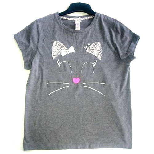 Cotton Girls Printed T-Shirts, Feature : Breathable