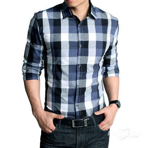 Checked Cotton Mens Fancy Shirts, Feature : Breathable