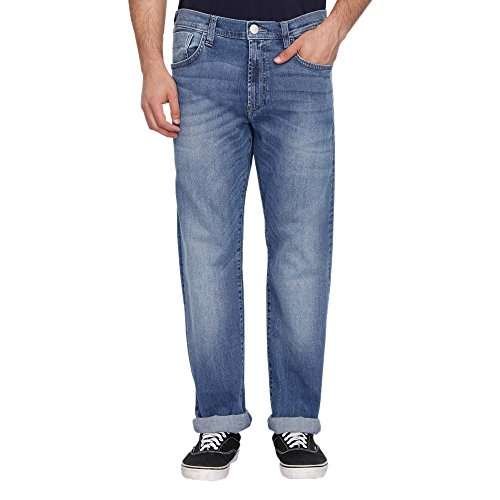 Plain Denim Mens Relaxed Fit Jeans, Feature : Comfortable, Easily Washable