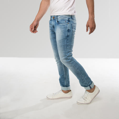 Plain Denim Mens Slim Fit Jeans, Feature : Comfortable, Easily Washable